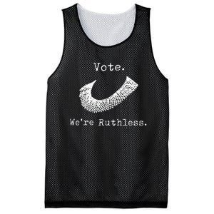 Women Vote WeRe Ruthless Mesh Reversible Basketball Jersey Tank