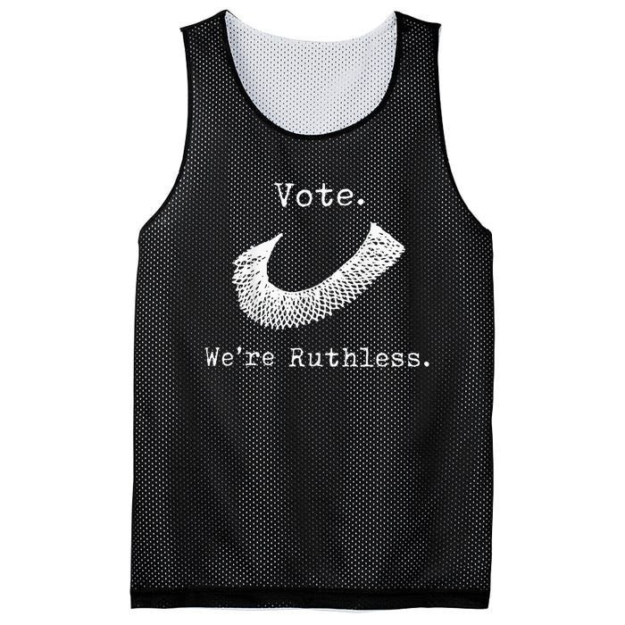 Women Vote WeRe Ruthless Mesh Reversible Basketball Jersey Tank