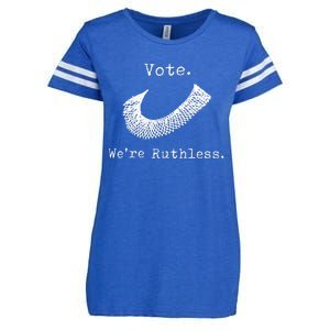 Women Vote WeRe Ruthless Enza Ladies Jersey Football T-Shirt