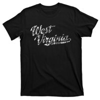 West Virginia Wv Vintage Sports Script Retro T-Shirt