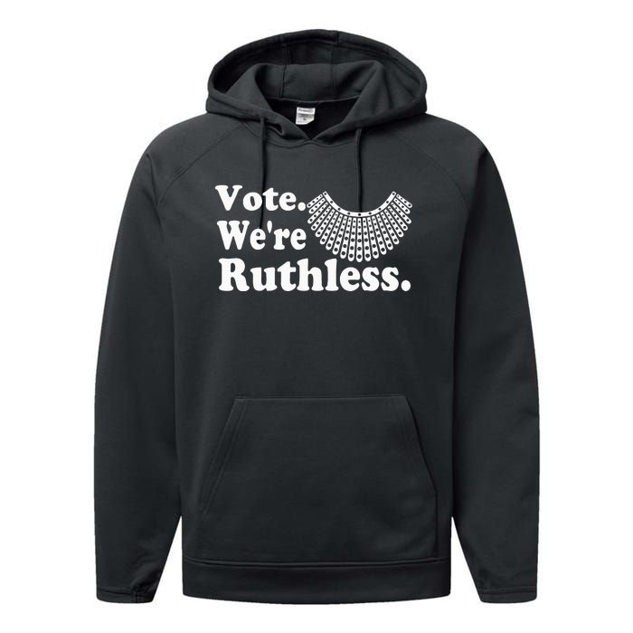 Women Vote WeRe Ruthless Performance Fleece Hoodie