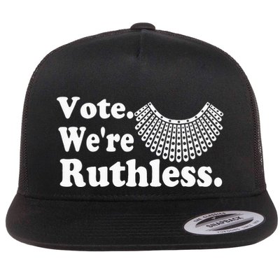 Women Vote WeRe Ruthless Flat Bill Trucker Hat