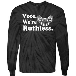 Women Vote WeRe Ruthless Tie-Dye Long Sleeve Shirt