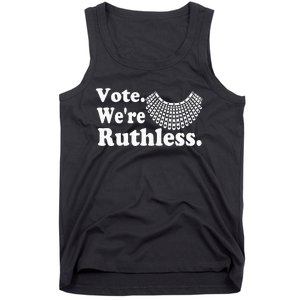 Women Vote WeRe Ruthless Tank Top