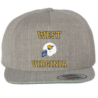 West Virginia Wool Snapback Cap