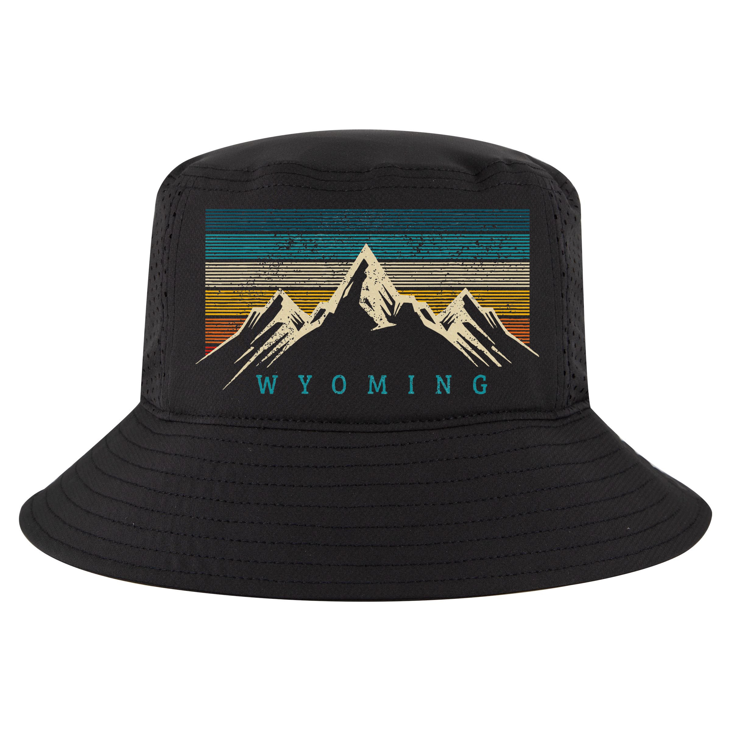 Wyoming Vintage Cool Comfort Performance Bucket Hat