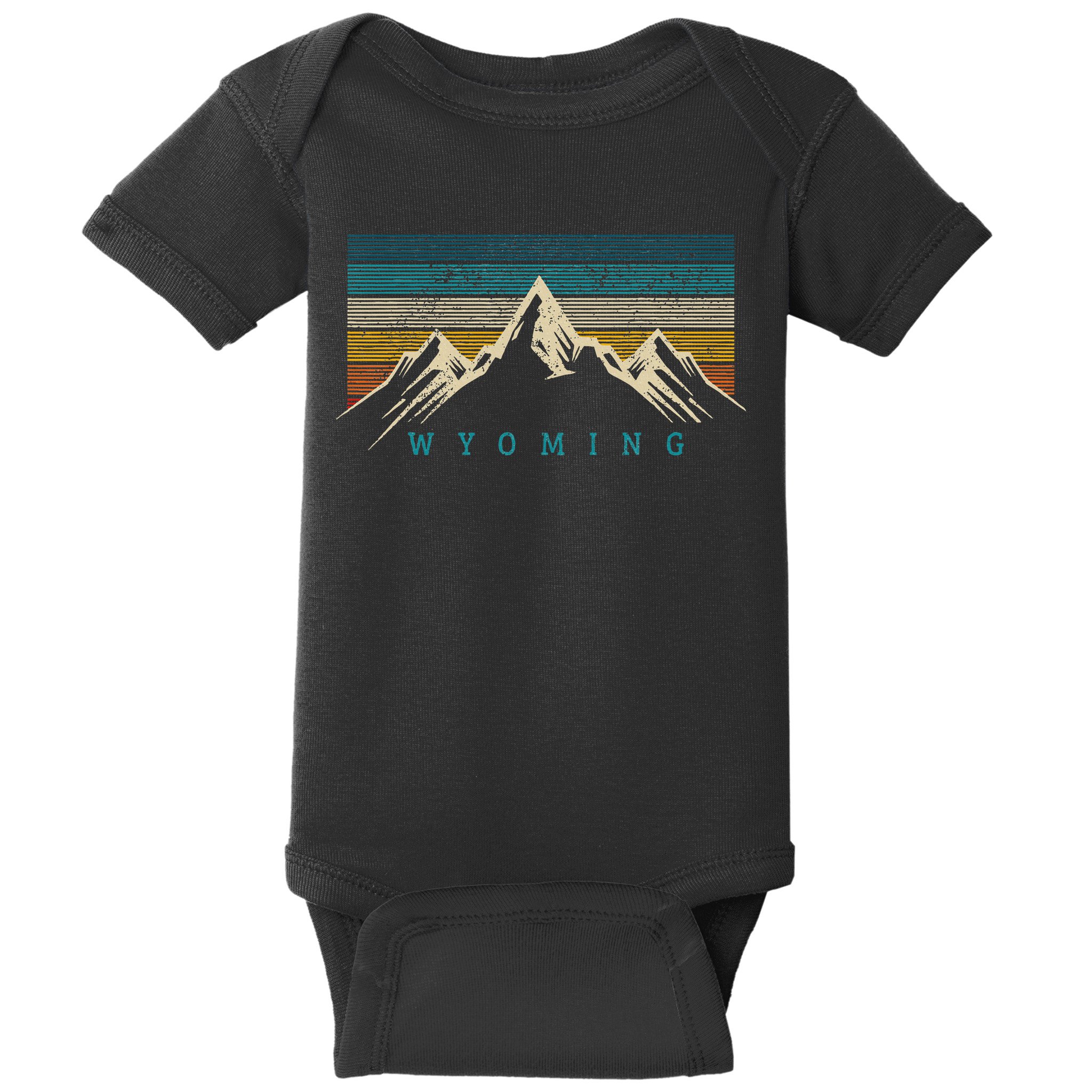 Wyoming Vintage Baby Bodysuit