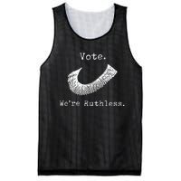 Women Vote WeRe Ruthless Mesh Reversible Basketball Jersey Tank