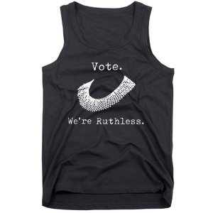 Women Vote WeRe Ruthless Tank Top