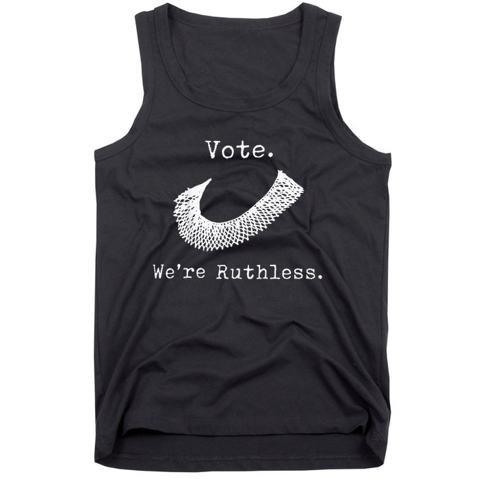 Women Vote WeRe Ruthless Tank Top