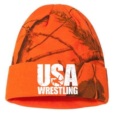 Wrestling Vintage Wrestler Christmas For Boy Kati Licensed 12" Camo Beanie