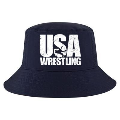 Wrestling Vintage Wrestler Christmas For Boy Cool Comfort Performance Bucket Hat