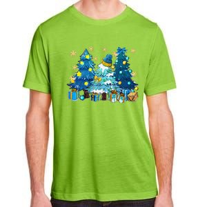 Winter Vibes Xmas Tree Lights Cozy Season Christmas Pajama Adult ChromaSoft Performance T-Shirt