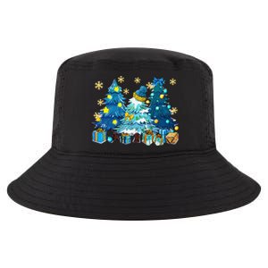 Winter Vibes Xmas Tree Lights Cozy Season Christmas Pajama Cool Comfort Performance Bucket Hat