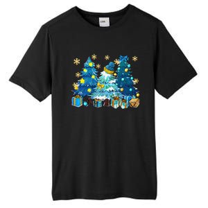 Winter Vibes Xmas Tree Lights Cozy Season Christmas Pajama Tall Fusion ChromaSoft Performance T-Shirt