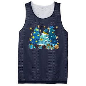 Winter Vibes Xmas Tree Lights Cozy Season Christmas Pajama Mesh Reversible Basketball Jersey Tank