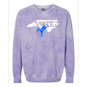 Wo Voice Your Vote Nc Colorblast Crewneck Sweatshirt