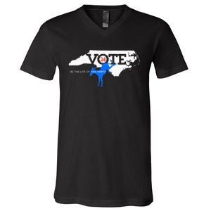 Wo Voice Your Vote Nc V-Neck T-Shirt