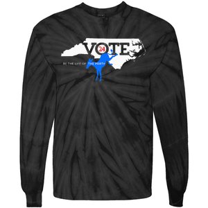 Wo Voice Your Vote Nc Tie-Dye Long Sleeve Shirt