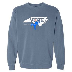 Wo Voice Your Vote Nc Garment-Dyed Sweatshirt