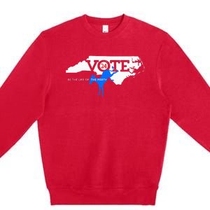 Wo Voice Your Vote Nc Premium Crewneck Sweatshirt