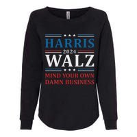 Walz Waltz 2024 Mind Your Own Damn Business Womens California Wash Sweatshirt