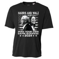 Walz Waltz 2024 Mind Your Own Damn Business Cooling Performance Crew T-Shirt