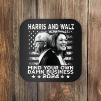 Walz Waltz 2024 Mind Your Own Damn Business Coaster