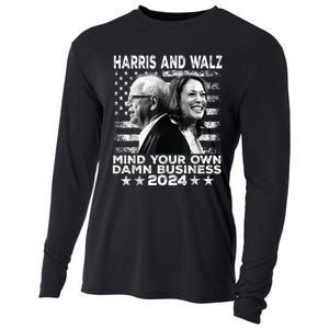 Walz Waltz 2024 Mind Your Own Damn Business Cooling Performance Long Sleeve Crew