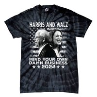 Walz Waltz 2024 Mind Your Own Damn Business Tie-Dye T-Shirt