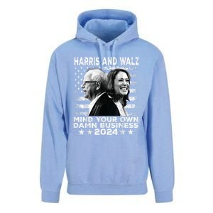 Walz Waltz 2024 Mind Your Own Damn Business Unisex Surf Hoodie