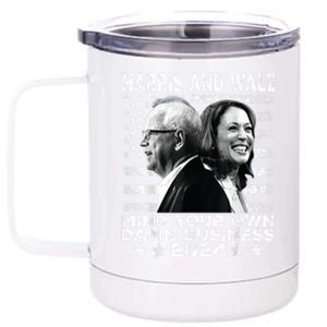 Walz Waltz 2024 Mind Your Own Damn Business 12 oz Stainless Steel Tumbler Cup