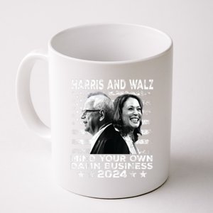 Walz Waltz 2024 Mind Your Own Damn Business Coffee Mug