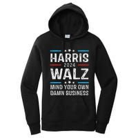 Walz Waltz 2024 Mind Your Own Damn Business Women's Pullover Hoodie