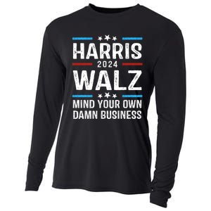 Walz Waltz 2024 Mind Your Own Damn Business Cooling Performance Long Sleeve Crew