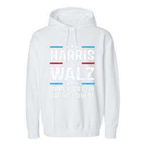 Walz Waltz 2024 Mind Your Own Damn Business Garment-Dyed Fleece Hoodie