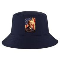 Woodrow Wilson 28th President Of The United States Portrait Cool Comfort Performance Bucket Hat