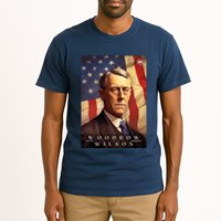 Woodrow Wilson 28th President Of The United States Portrait Tall T-Shirt