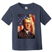 Woodrow Wilson 28th President Of The United States Portrait Toddler T-Shirt