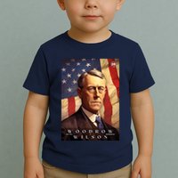 Woodrow Wilson 28th President Of The United States Portrait Toddler T-Shirt
