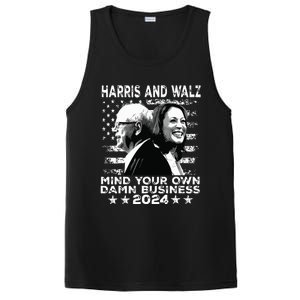 Walz Waltz 2024 Mind Your Own Damn Business PosiCharge Competitor Tank