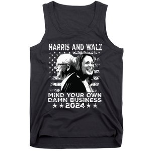 Walz Waltz 2024 Mind Your Own Damn Business Tank Top