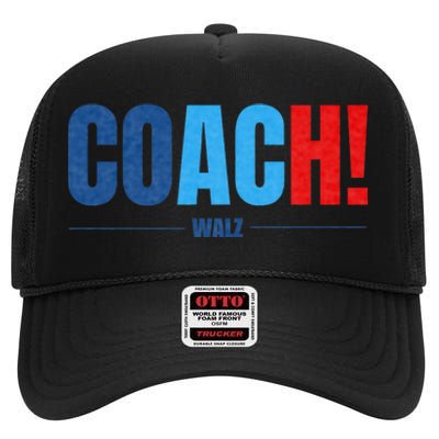 Waltz Walz 2024 Coach High Crown Mesh Back Trucker Hat