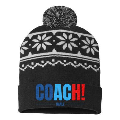 Waltz Walz 2024 Coach USA-Made Snowflake Beanie