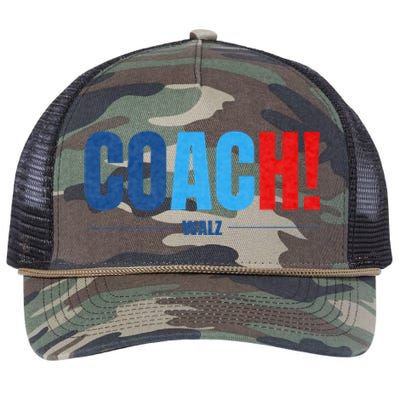 Waltz Walz 2024 Coach Retro Rope Trucker Hat Cap