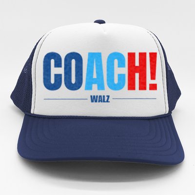 Waltz Walz 2024 Coach Trucker Hat