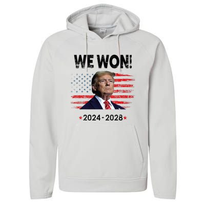 We Won 2024 2028 Performance Fleece Hoodie