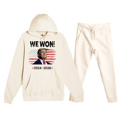 We Won 2024 2028 Premium Hooded Sweatsuit Set