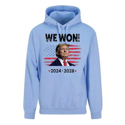 We Won 2024 2028 Unisex Surf Hoodie