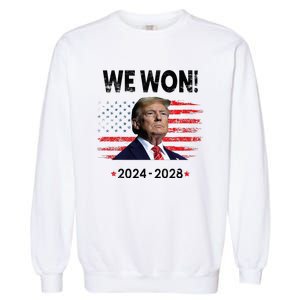 We Won 2024 2028 Garment-Dyed Sweatshirt